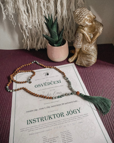 Ema Horká instruktorka jógy II.třídy
