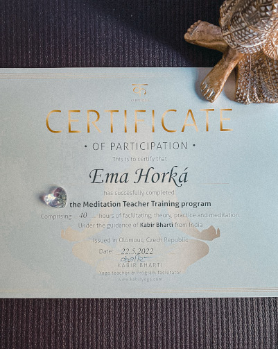 Ema Horka Meditation Teacher, Ema Horká facilitátorka meditací, učitelka meditací